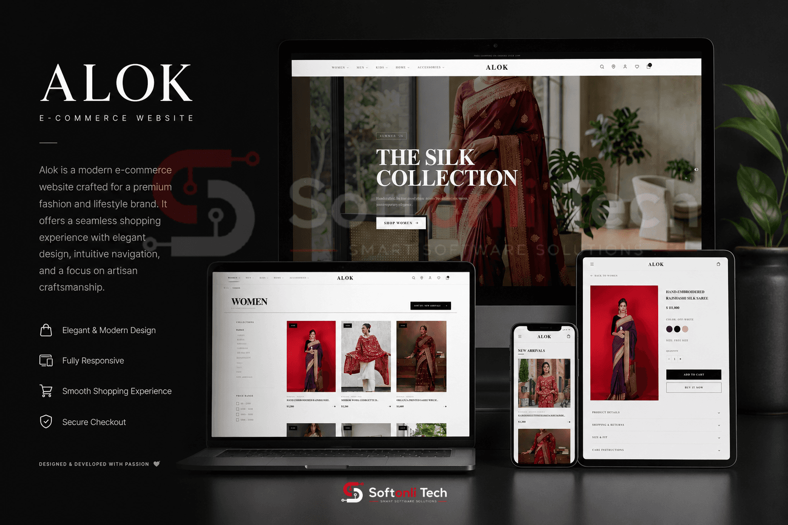Alok — project mockup